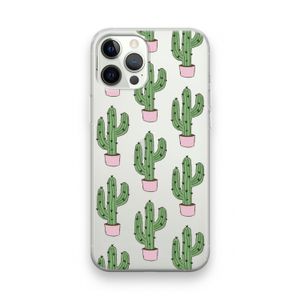 Cactus Lover: iPhone 12 Pro Transparant Hoesje