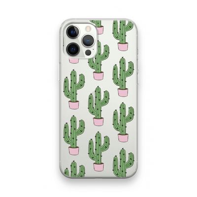 Cactus Lover: iPhone 12 Pro Transparant Hoesje