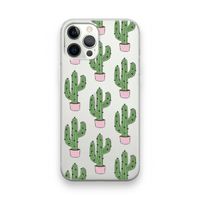 Cactus Lover: iPhone 12 Pro Transparant Hoesje
