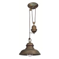Franssen Stal lamp LandelijkVeranda 4 32cm koperbruin - 231596