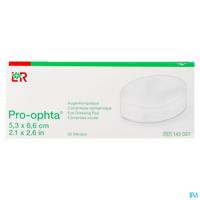 Pro-Ophta Oogkompres Niet Steriel 5,5x7,5cm 50 142022 Pro-Ophta Oogkompres Niet Steriel 5,5x7,5cm 50 142022