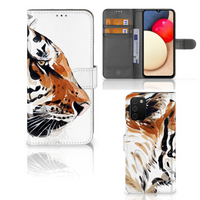Hoesje Samsung Galaxy A03s Watercolor Tiger