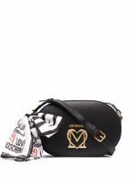 Love Moschino sac à bandoulière à détail de foulard - Noir