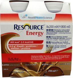 Resource Energy koffie 200ml (4 st)