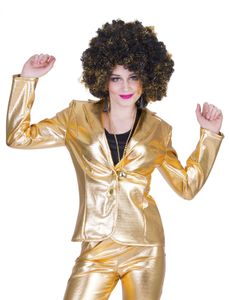 Gouden disco colbert dames