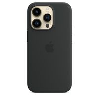 Apple Siliconenhoesje met MagSafe voor iPhone 14 Pro - Middernacht telefoonhoesje - thumbnail