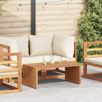 Tuin Bijzettafel Bruin 90 x 50 x 36 cm Massief teakhout