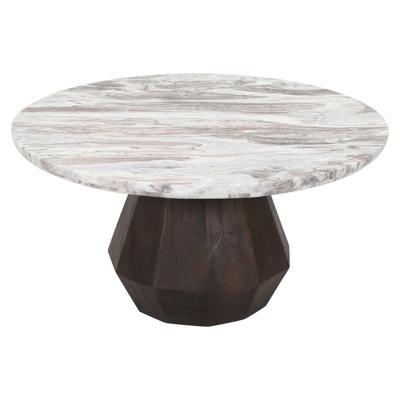 Salontafel Oberoy 80Ø (Bruin)