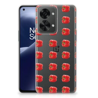 OnePlus Nord 2T | Siliconen Case | Paprika Red