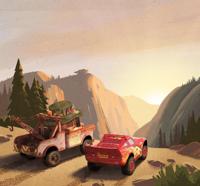 Komar Into Adventure Fotobehang Disney - Cars - Sundown - IADX6-032