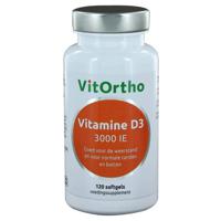 Vitamine D3 3000 IE 120 softgels