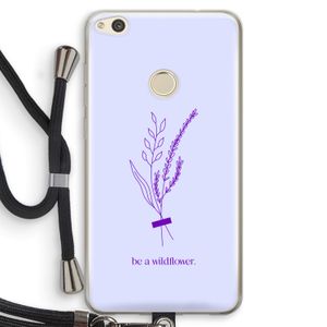 Be a wildflower: Huawei Ascend P8 Lite (2017) Transparant Hoesje met koord