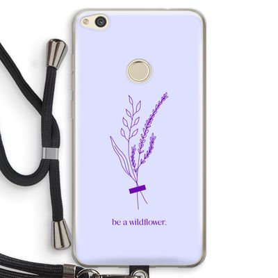 Be a wildflower: Huawei Ascend P8 Lite (2017) Transparant Hoesje met koord