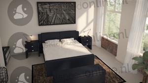 Standaard boxspringset 140 x 200 cm- stofkleur 1982