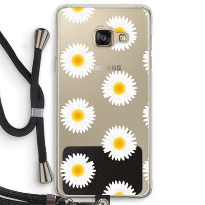 Margrietjes: Samsung Galaxy A3 (2016) Transparant Hoesje met koord