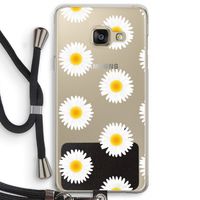 Margrietjes: Samsung Galaxy A3 (2016) Transparant Hoesje met koord