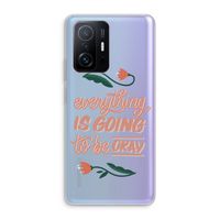 Optimistic flower girl: Xiaomi 11T Transparant Hoesje