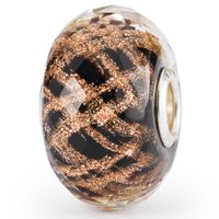 Trollbeads TGLBE-30099 Kraal Gelukkig 2023 (specilal edition) zilver-glas