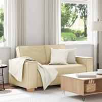 2-zitsbank Crme 120 cm Stof