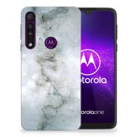 Smartphone hoesje Motorola One Macro Painting Grey