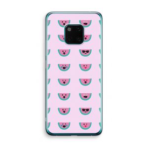 Smiley watermeloenprint: Huawei Mate 20 Pro Transparant Hoesje
