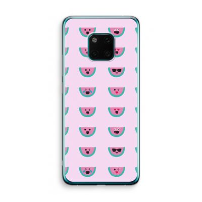 Smiley watermeloenprint: Huawei Mate 20 Pro Transparant Hoesje