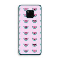 Smiley watermeloenprint: Huawei Mate 20 Pro Transparant Hoesje