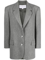 Michael Kors Collection blazer à simple boutonnage - Gris