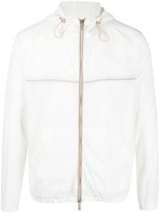 Eleventy veste légère à fermeture zippée - Blanc