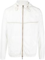 Eleventy veste légère à fermeture zippée - Blanc