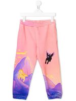 Stella McCartney Kids pantalon de jogging à imprimé poney - Rose