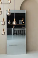 Rechthoekige spiegel 180×80 cm - Mat Wit