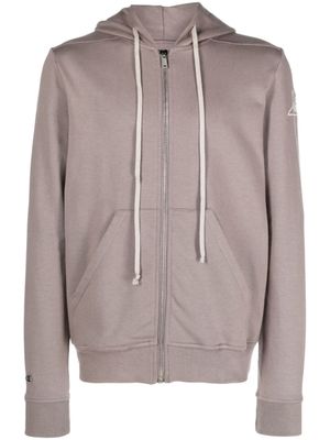 Rick Owens X Champion hoodie zippé à logo brodé - Marron