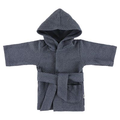 Trixie Badjas Diamond Blue Katoen Donkerblauw Maat 86/92 Trixie Badjas Diamond Blue Katoen Donkerblauw Maat 86/92