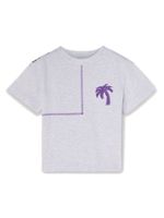 Palm Angels Kids t-shirt à logo imprimé - Violet