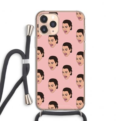 Ugly Cry Call: iPhone 11 Pro Transparant Hoesje met koord