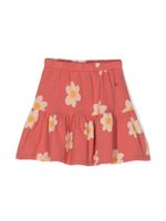 Bobo Choses jupe en coton à logo brodé - Rose