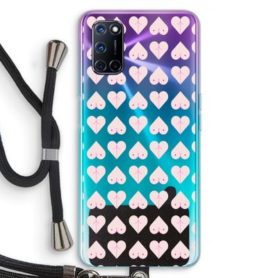 Ass 'n Titties: Oppo A52 Transparant Hoesje met koord Ass 'n Titties: Oppo A52 Transparant Hoesje met koord