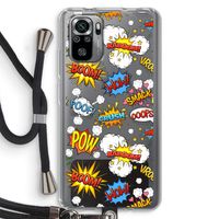 Pow Smack: Xiaomi Redmi Note 10S Transparant Hoesje met koord