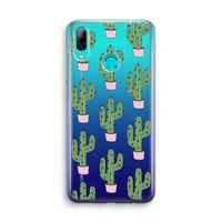 Cactus Lover: Huawei P Smart (2019) Transparant Hoesje