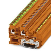 Phoenix Contact PTIO-IN 2,5/3-PE OG 3244560 Initiator- en actuatorklem 0.25 mm² 1.50 mm² Oranje 10 stuk(s)