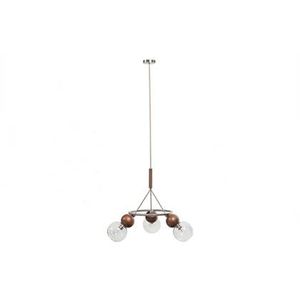 BePureHome Babble Hanglamp 3 Bollen - Glas - Bruin - 60x90x90