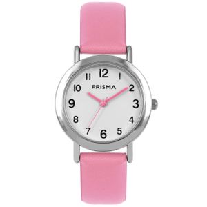 Coolwatch by Prisma CW.355 Kinderhorloge Vera staal/leder roze 29 mm