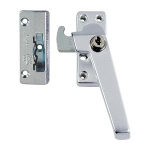 AXA 3319 Veiligheids raamsluiting F1 met cilindersluiting, nok en haakschoot inbouw rechtsdraaiend - 3319-31-91/6