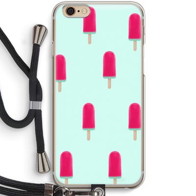 Waterijsje: iPhone 6 / 6S Transparant Hoesje met koord