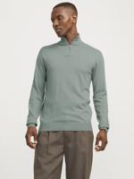 Jack & Jones Jjeemil Knit Half Zip Noos 12189339 Trui Iceberg Green Jack & Jones Jjeemil Knit Half Zip Noos 12189339 Trui Iceberg Green