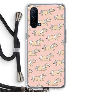 Ponys: OnePlus Nord CE 5G Transparant Hoesje met koord