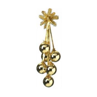 Kerstballen set. hangend 10 cm - Goud - Decoris