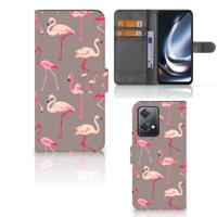 OnePlus Nord CE 2 Lite | Telefoonhoesje | Met pasjeshouder | Flamingo