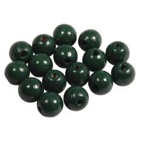 Hobby kralen - hout - D10 mm - 52x stuks - groen - DIY sieraden maken - Kralen rijgen
